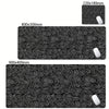 Large Abstract Desk Mat with Stitched Edges