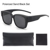 Oversized Polarized Fit-Over Sunglasses