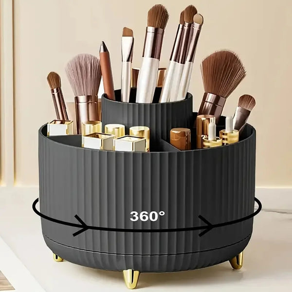 360° Rotating Makeup Brush Holder