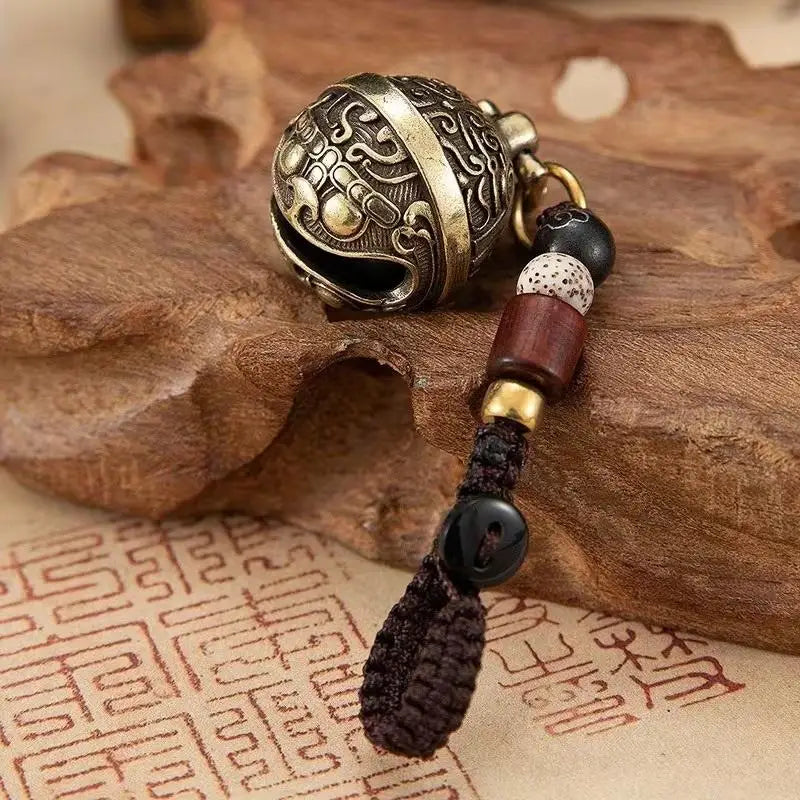 Vintage Alloy Bell Wind Chime Keychain