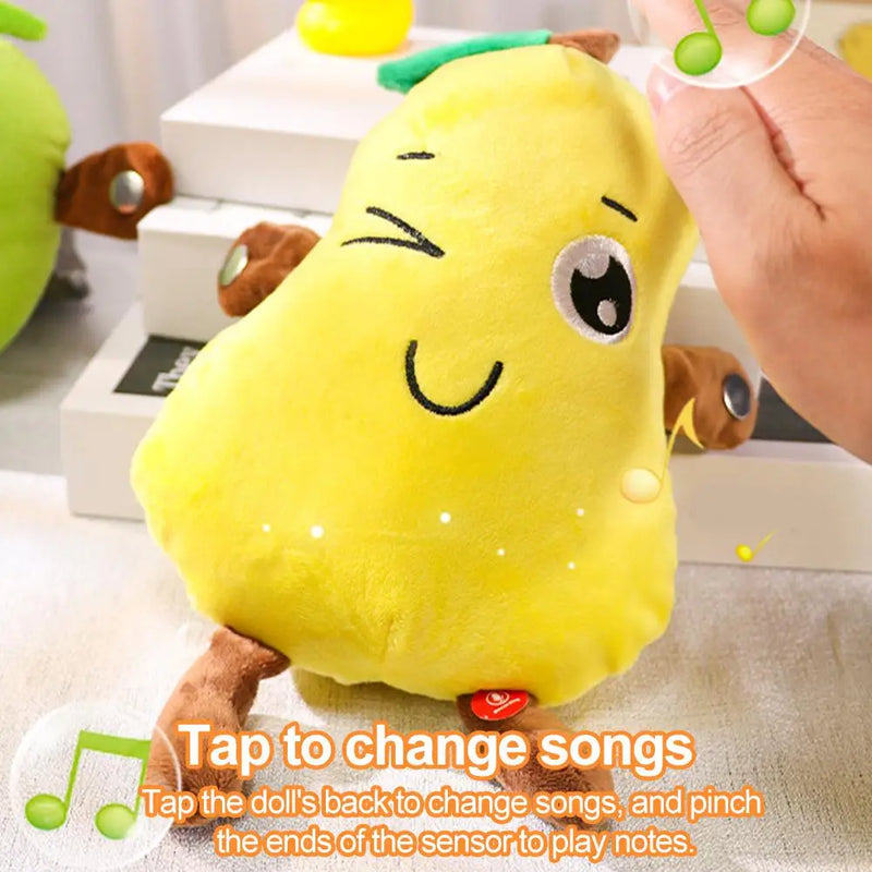 Interactive Musical Fruit Plush Toy