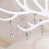 Piercing de Ombligo con Mariposa Colgante