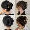 Gold S-Shaped Metal Hair Claw