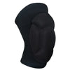Black thickened sports knee pads for support and non-slip bracing