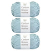 Natural Cotton Raffia Yarn – 3 Ball Set for Crochet, Knitting & Crafting