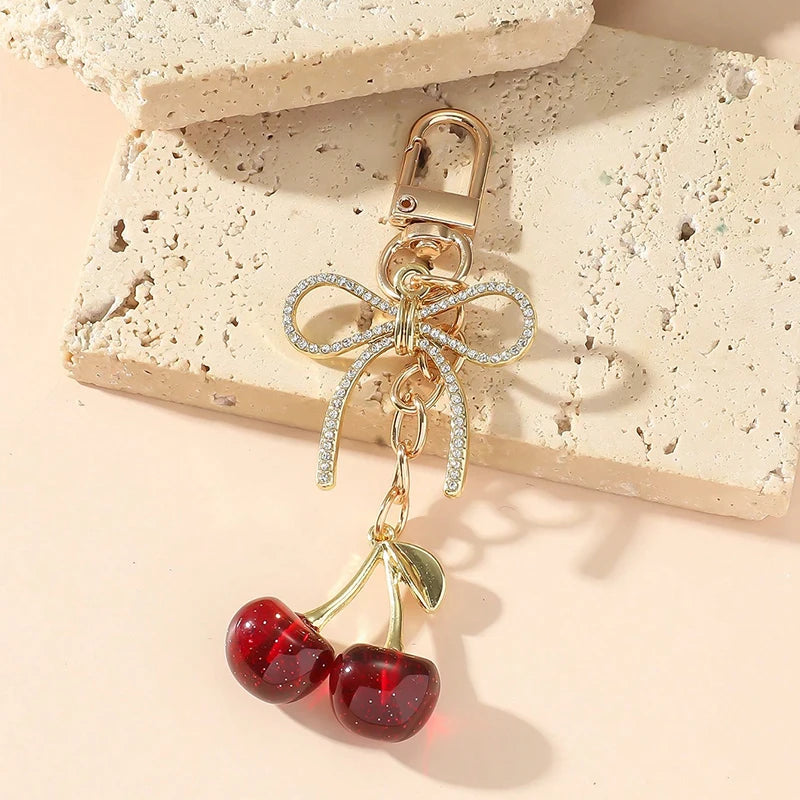 Cherry Pendant Keychain
