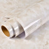 Roll of waterproof self-adhesive marble wallpaper for kitchen, bathroom, and furniture