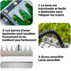 Heavy-Duty Carbon Steel Garden Weeding Rake