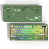 Compact Mechanical Keyboard with OLED Display and Hot-Swappable Switches