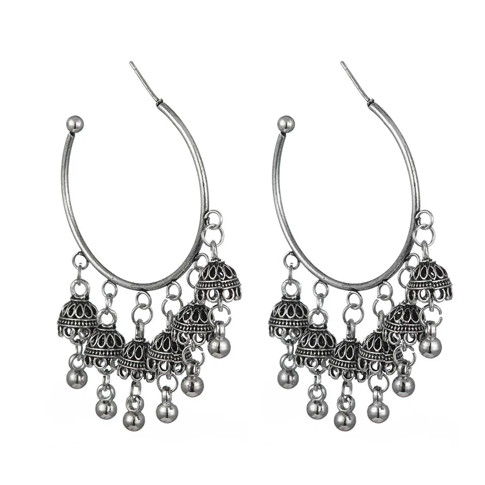 Vintage Geometric Drop Earrings