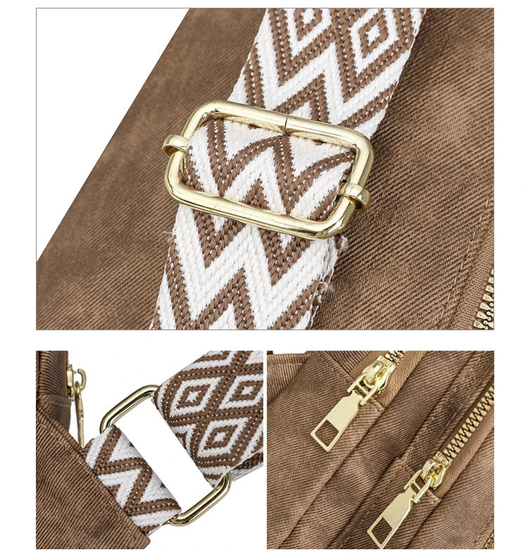 Elegant PU Leather Crossbody Sling Bag for Women