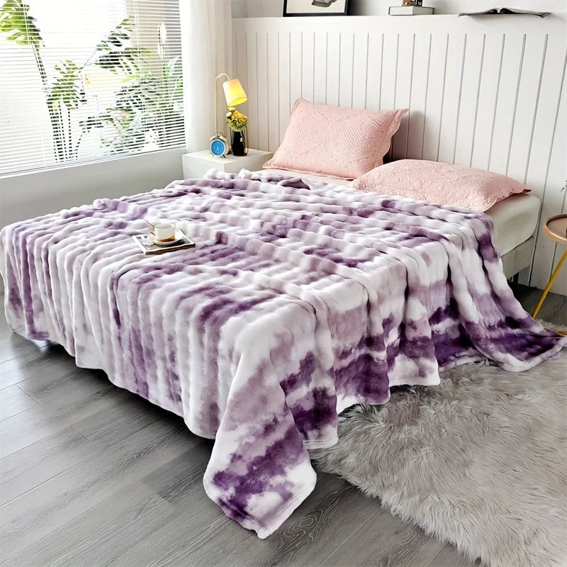 Couverture en fausse fourrure ultra-douce