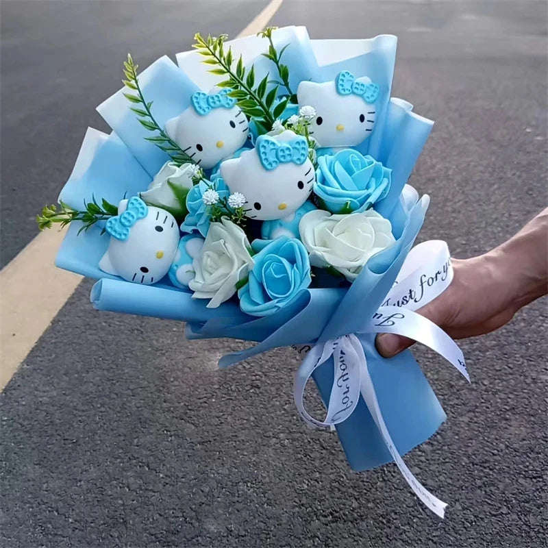 Hello Kitty Plush Rose Bouquet