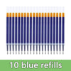Smooth 0.5mm Gel Pen Set with Refills (Black, Blue, Red)