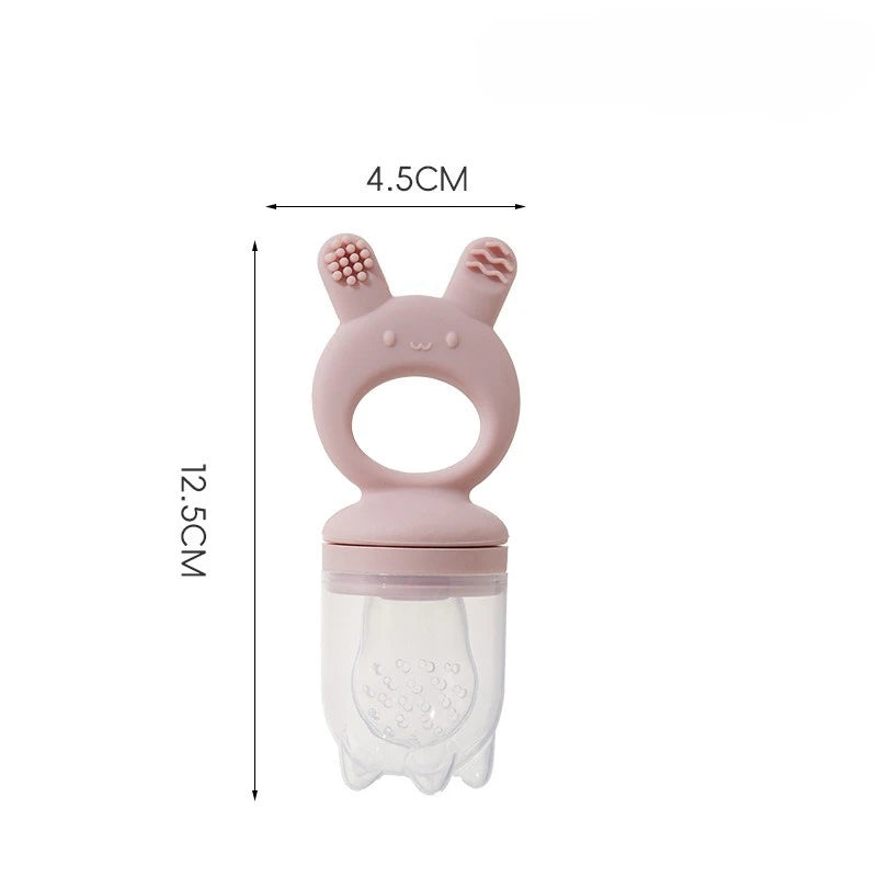 BPA-Free Silicone Baby Food Feeder and Popsicle Mold Set
