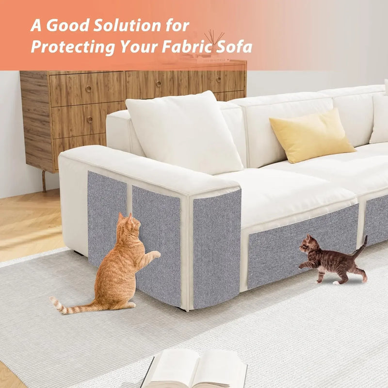 Alfombrilla Adhesiva para Rascar de Gatos - Protección para Muebles