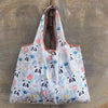 Foldable Eco-Friendly Shopping Bag with Cartoon Print