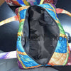 Vintage Sunflower Print Quilted Duffle Bag