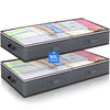 Under Bed Storage Containers with Clear Window (3-Pack)