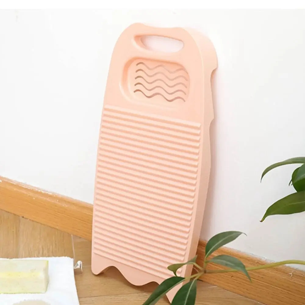 Durable Plastic Washboard with Integrated Soap Trough