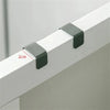 Stainless Steel Over-the-Door Hooks for Kitchen and Bathroom Storage