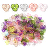 Floral Resin Bead Caps for Jewelry Making