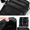 Vintage Leather Messenger Bag for Men – Adjustable Crossbody Shoulder Bag