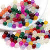 Colorful Round Glass Beads for Jewelry Making