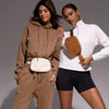 Cozy Fleece Crossbody Belt Bag