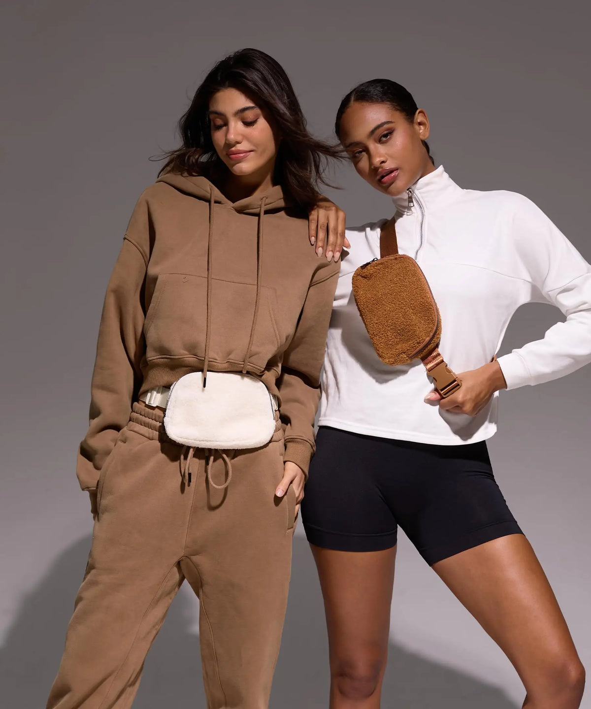 Cozy Fleece Crossbody Belt Bag