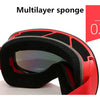 Dual-Layer Anti-Fog Ski Goggles with UV400 Protection