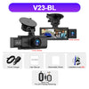 3-Channel 4K Dash Cam with Interior & Rear Cameras