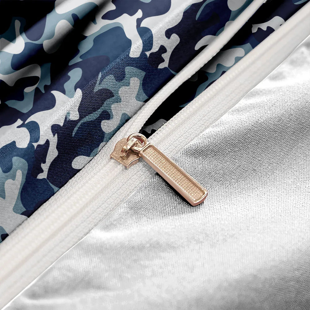 Camouflage Duvet Cover Set with Pillowcases