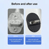 Before and after comparison showing a rusted door lock cover, improved with an anti-rust carbon-fiber finish.