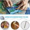 Colorful Aluminum Crochet Hook Set with Ergonomic Handles