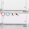Adjustable Door Bottom Seal Strip Draft Stopper with Acoustic Foam