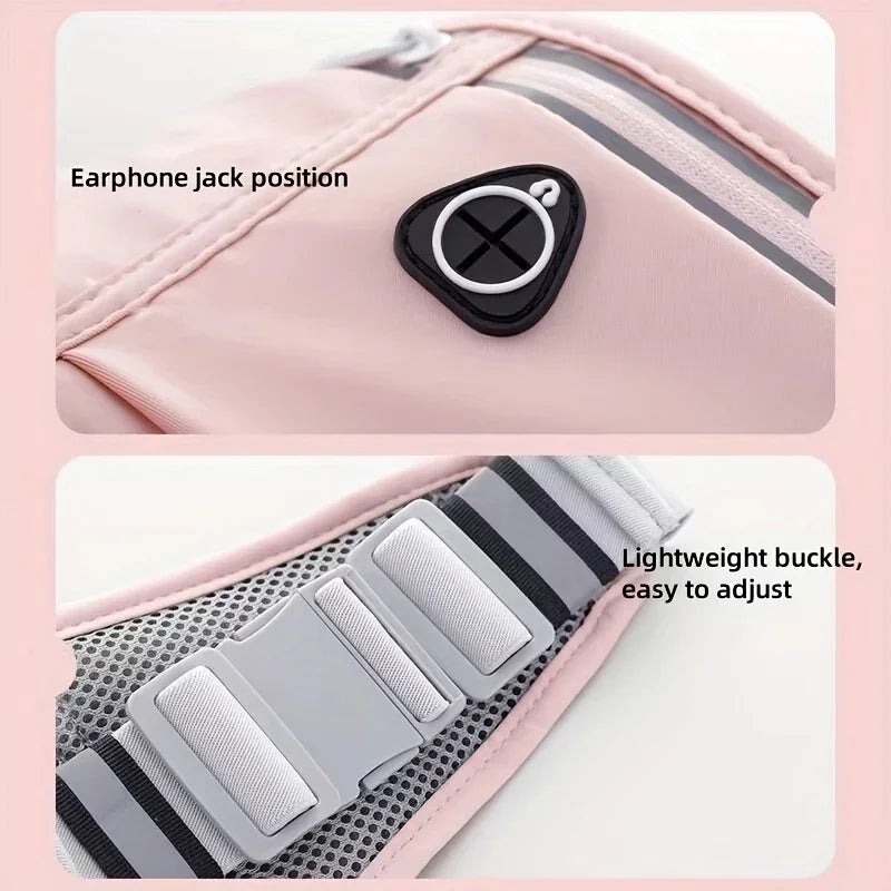 Adjustable Water-Resistant Running Waist Pack