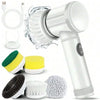 Cordless Spin Scrubber with 5 Replaceable Brush Heads