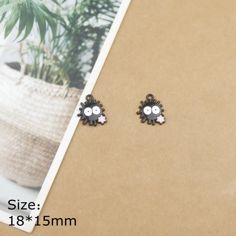 Cute Ladybug Resin Charms for DIY Jewelry Making