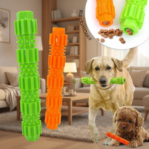 Durable Rubber Chew Toy with Treat Dispenser