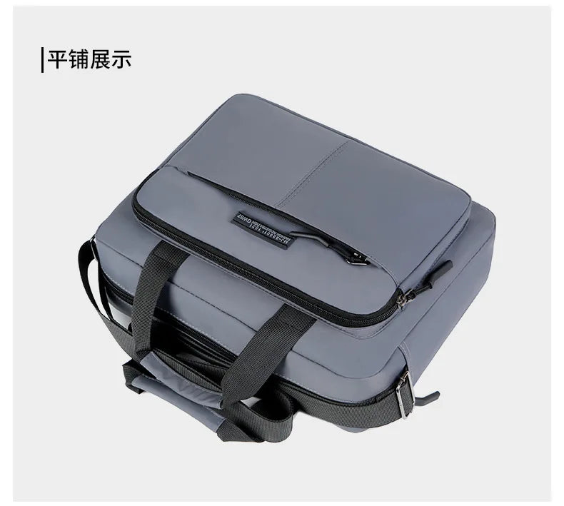 Large-Capacity Men's Messenger Bag with A4 Compatibility