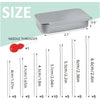 Versatile Stainless Steel Sewing Needle Set with Large Eyes