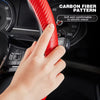 Carbon Fiber Steering Wheel Booster Cover Set (2-Pack)