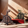 Antique Metal Turtle Incense Holder – Decorative Candle & Stick Holder