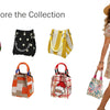 Mini Knitted Colorblock Bucket Bag with Detachable Handle