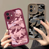 Camouflage Silicone Phone Case with Shock-Absorbing Protection