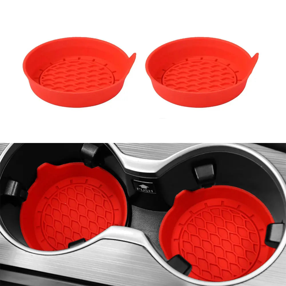 Non-Slip Silicone Car Cup Holder Coasters