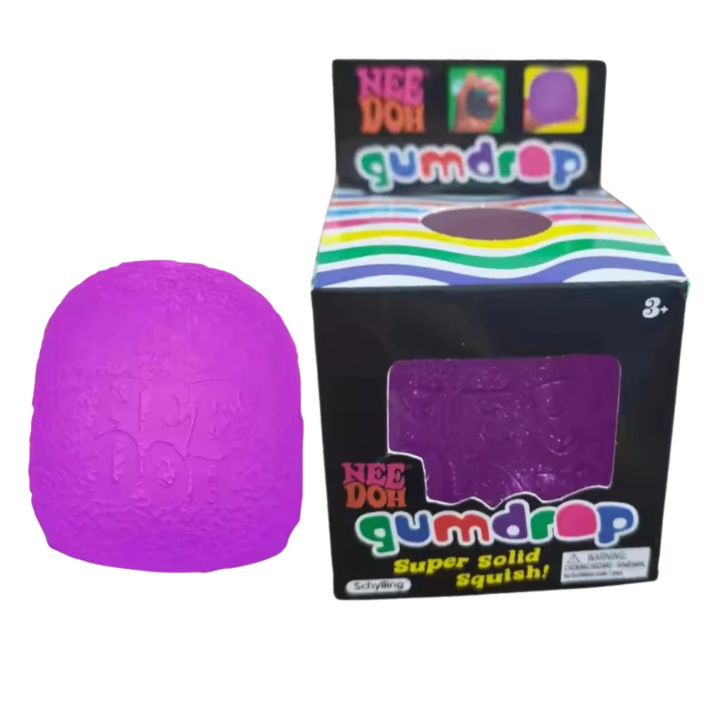 Gumdrop Soft Sensory Fidget Squeeze Ball – Stress Relief Toy