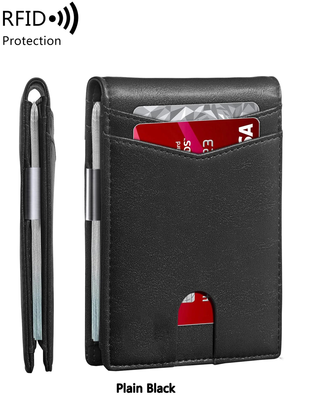 Slim RFID-Blocking Front Pocket Wallet