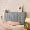 Stretch Velvet Headboard Cover - Queen Size, Dustproof & Slip-on Design